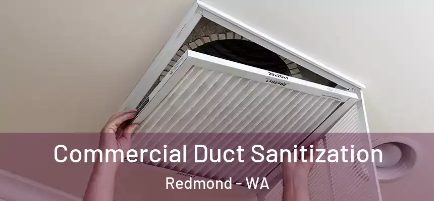 Commercial Duct Sanitization Redmond - WA