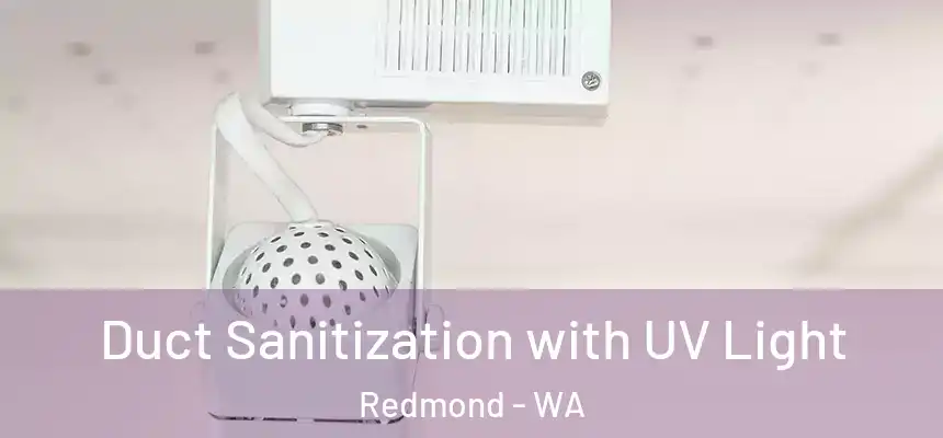 Duct Sanitization with UV Light Redmond - WA